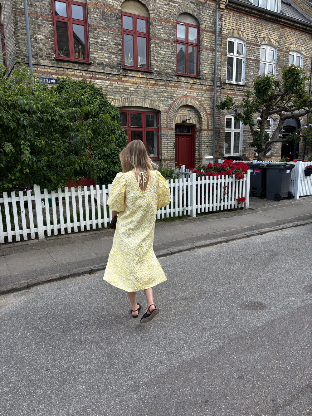 Noella - Reno Pastis Long Dress 11610005 - 990 - Buttercup Yellow Kjoler 