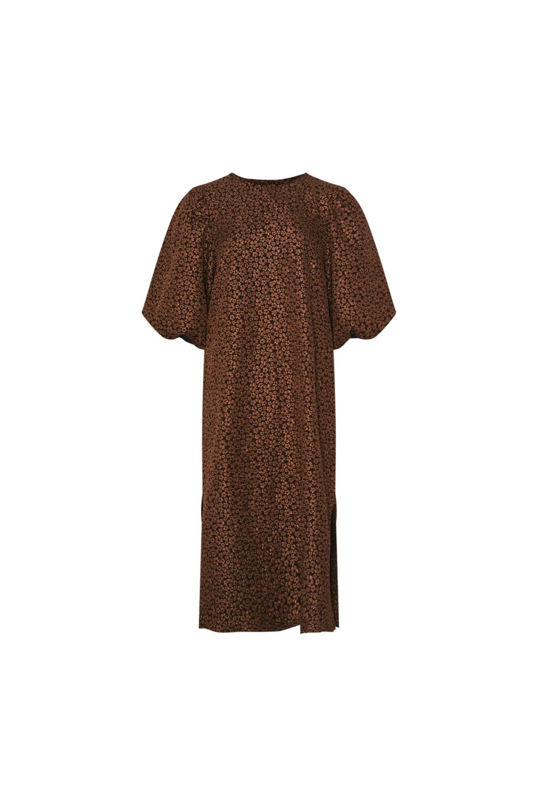 Noella - Reno Pastis Long Dress 12440016 - 674 - Chocolate