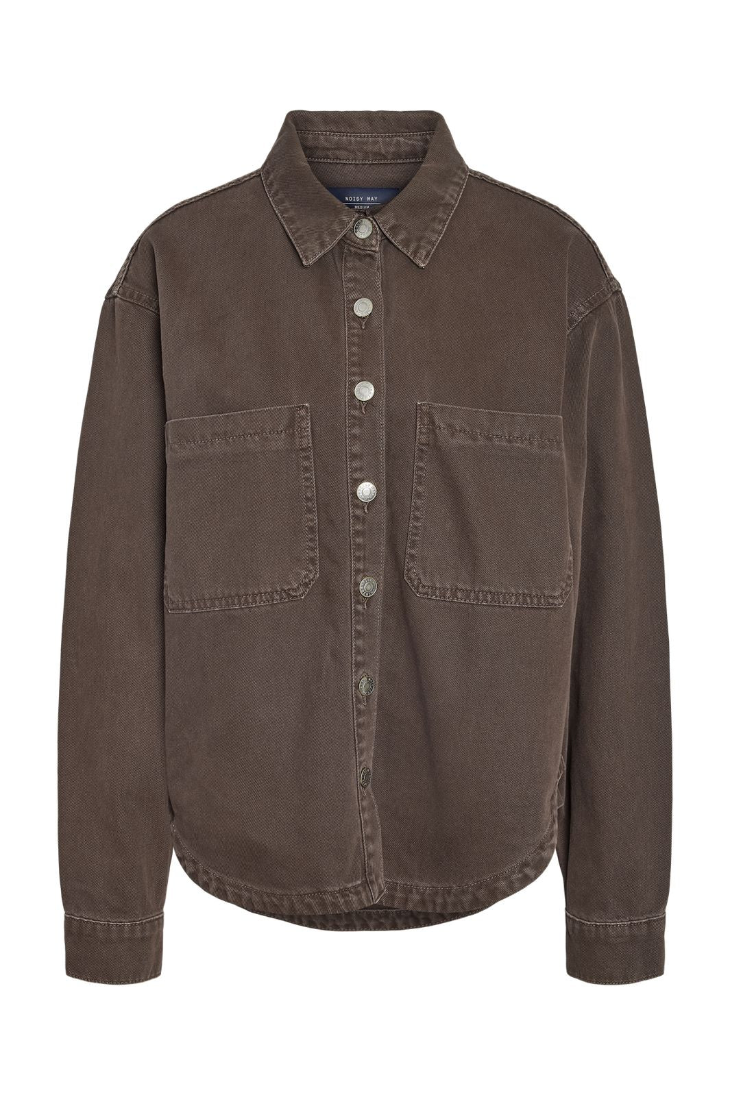 Noisy May - Nmalva Ls Shacket Colored - 5046865 Chocolate Brown