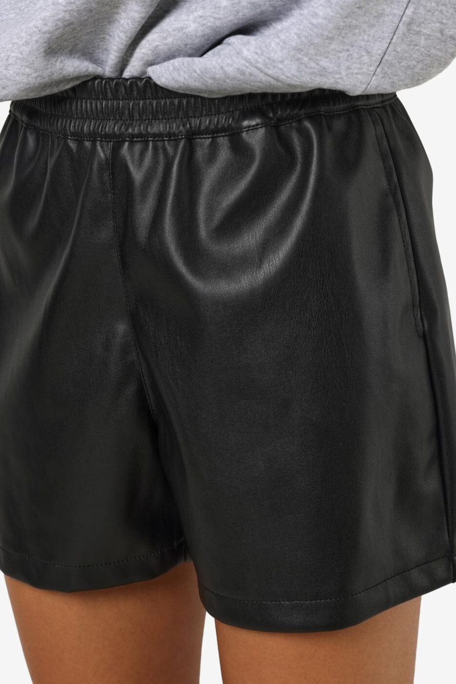 Noisy May - Nmandy Pu Shorts - 4416821 Black