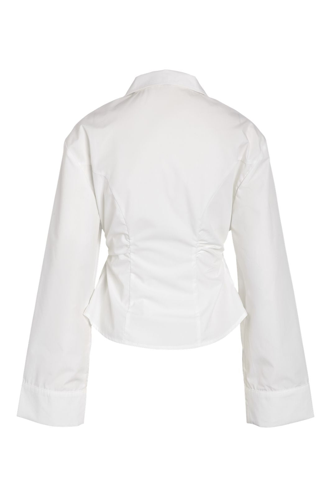 Noisy May - Nmciri L/S Assymetric Closesure Shirt - 5268062 Snow White