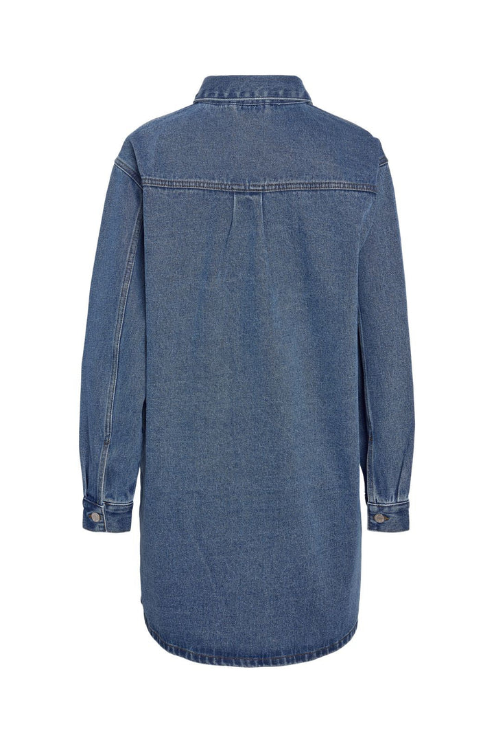 Noisy May - Nmdelilah L/S Regular Dress Vi564Mb - 4801391 Medium Blue Denim