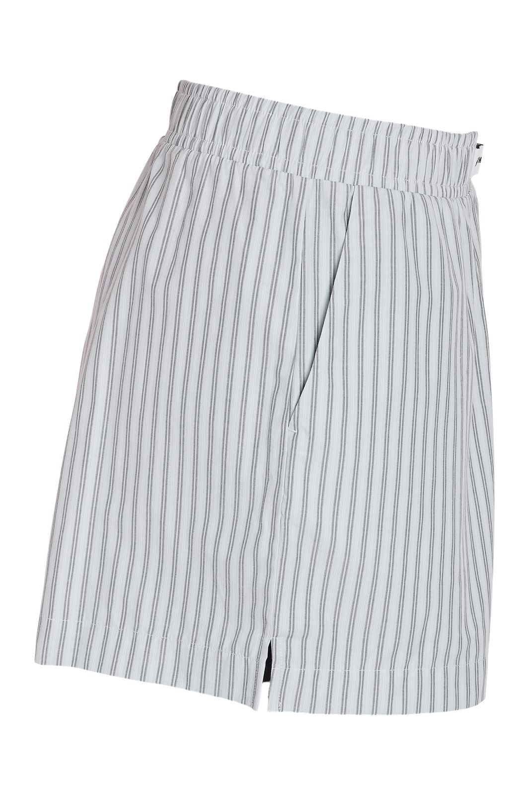 Noisy May - Nmfrida Stripe Shorts - 5191129 Blue Bell Grey