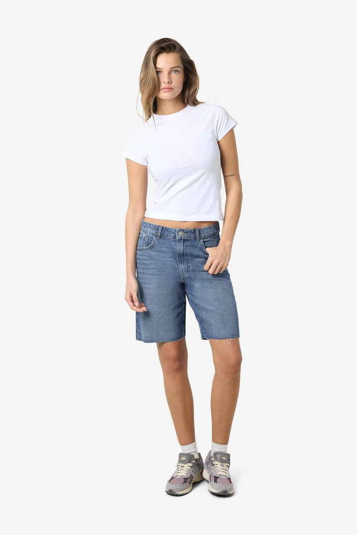 Noisy May - Nmholla Nw Loose Shorts Az426Mb - 4723673 Medium Blue Denim