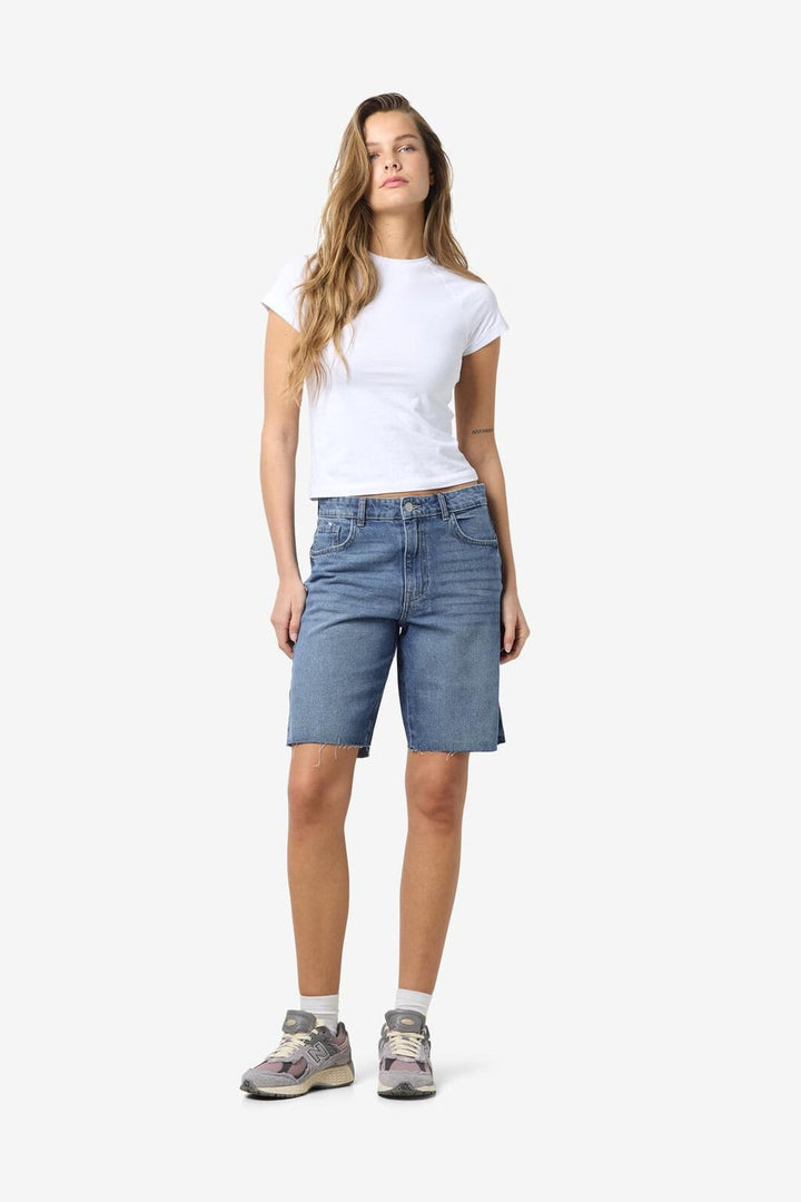 Noisy May - Nmholla Nw Loose Shorts Az426Mb - 4723673 Medium Blue Denim