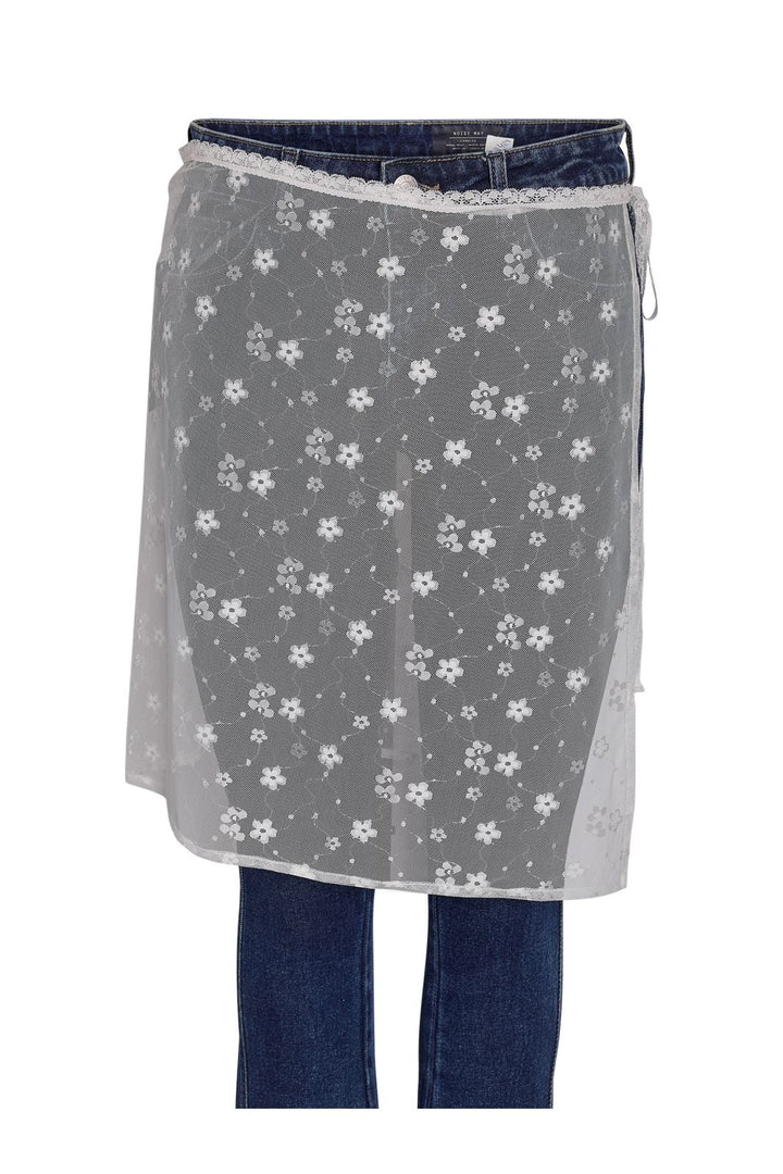 Noisy May - Nmisla Lace Wrap Skirt - 5055902 Snow White