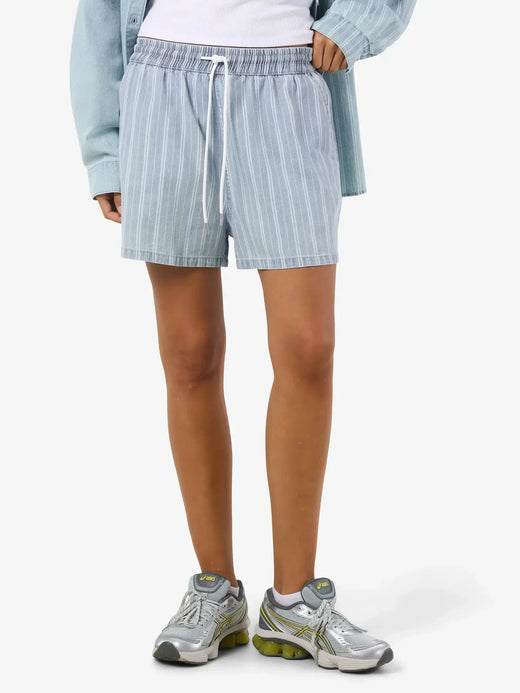 Noisy May - Nmkatri Elastic Band Shorts Bs006Lb - 4943924 Medium Blue Denim Shorts 