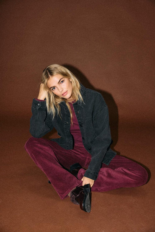 Noisy May - Nmkettie L/S Reg Jcket Vi559Bl - 4762548 Black Denim