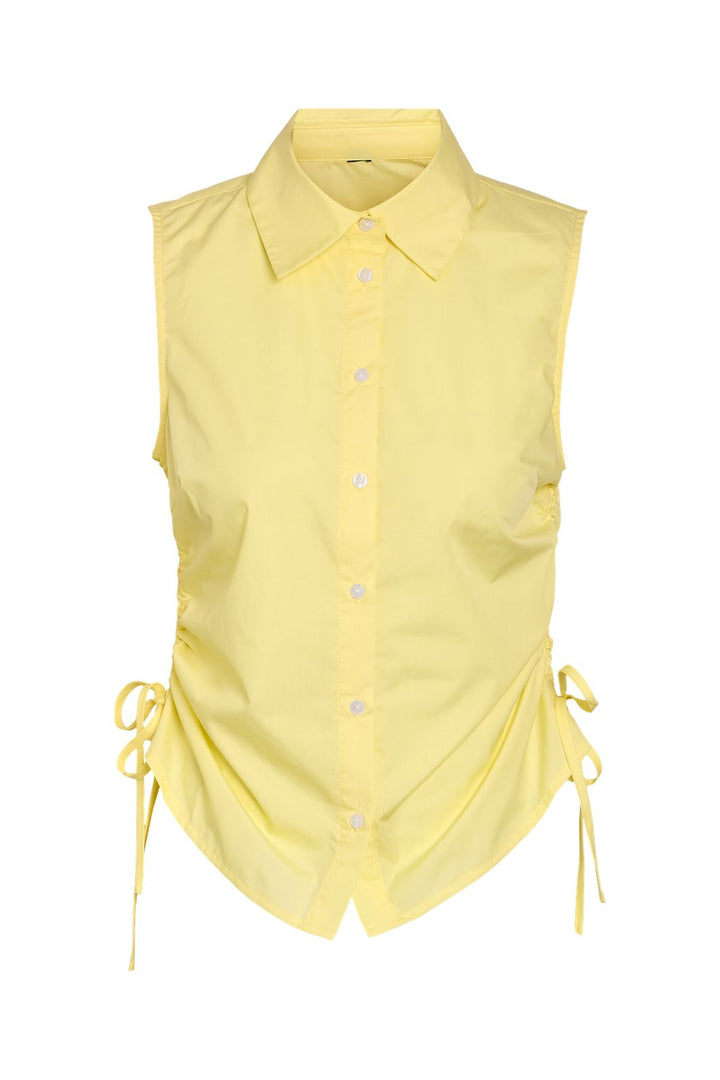 Noisy May - Nmliora S/L Shirt - 4979344 French Vanilla