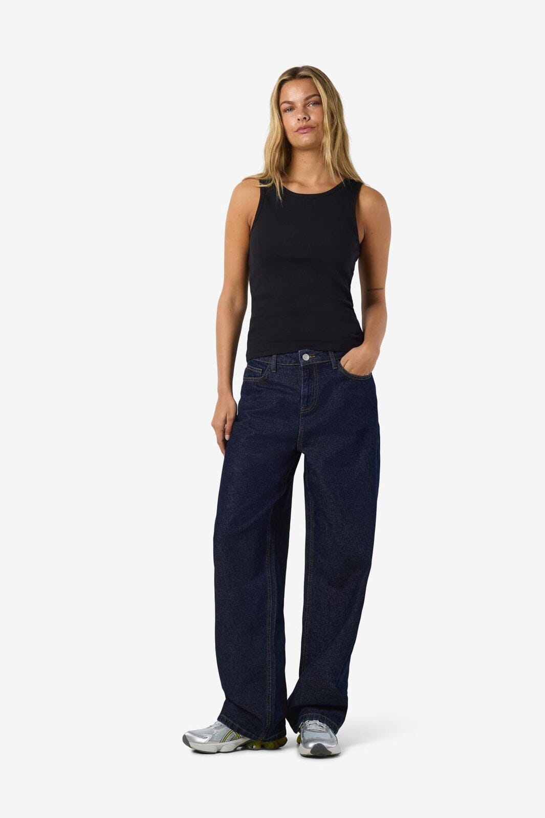 Noisy May - Nmmaya S/L Regular Tank Top - 4698568 Black