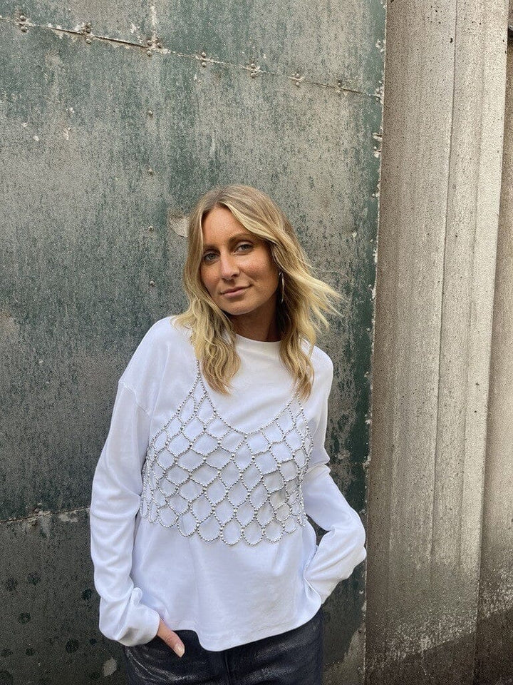 Noisy May - Nmmessy S/L Bead Top - 4855606 Silver Toppe 