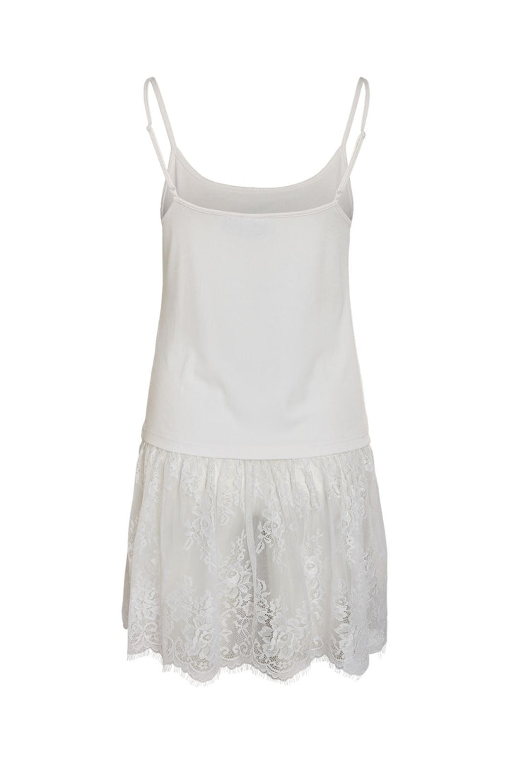 Noisy May - Nmnille Singlet Lace Top /Tnt9 - 5133279 Bright White