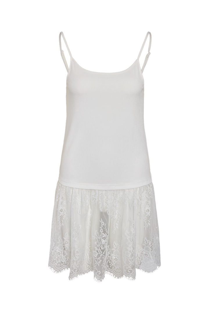 Noisy May - Nmnille Singlet Lace Top /Tnt9 - 5133279 Bright White