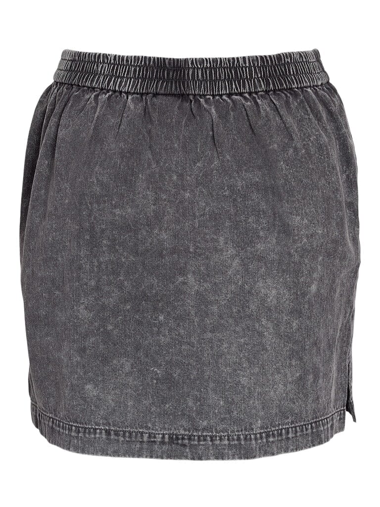 Noisy May - Nmoregon Denim Skirt Bs038Bl - 4944237 Black Denim Nederdele 