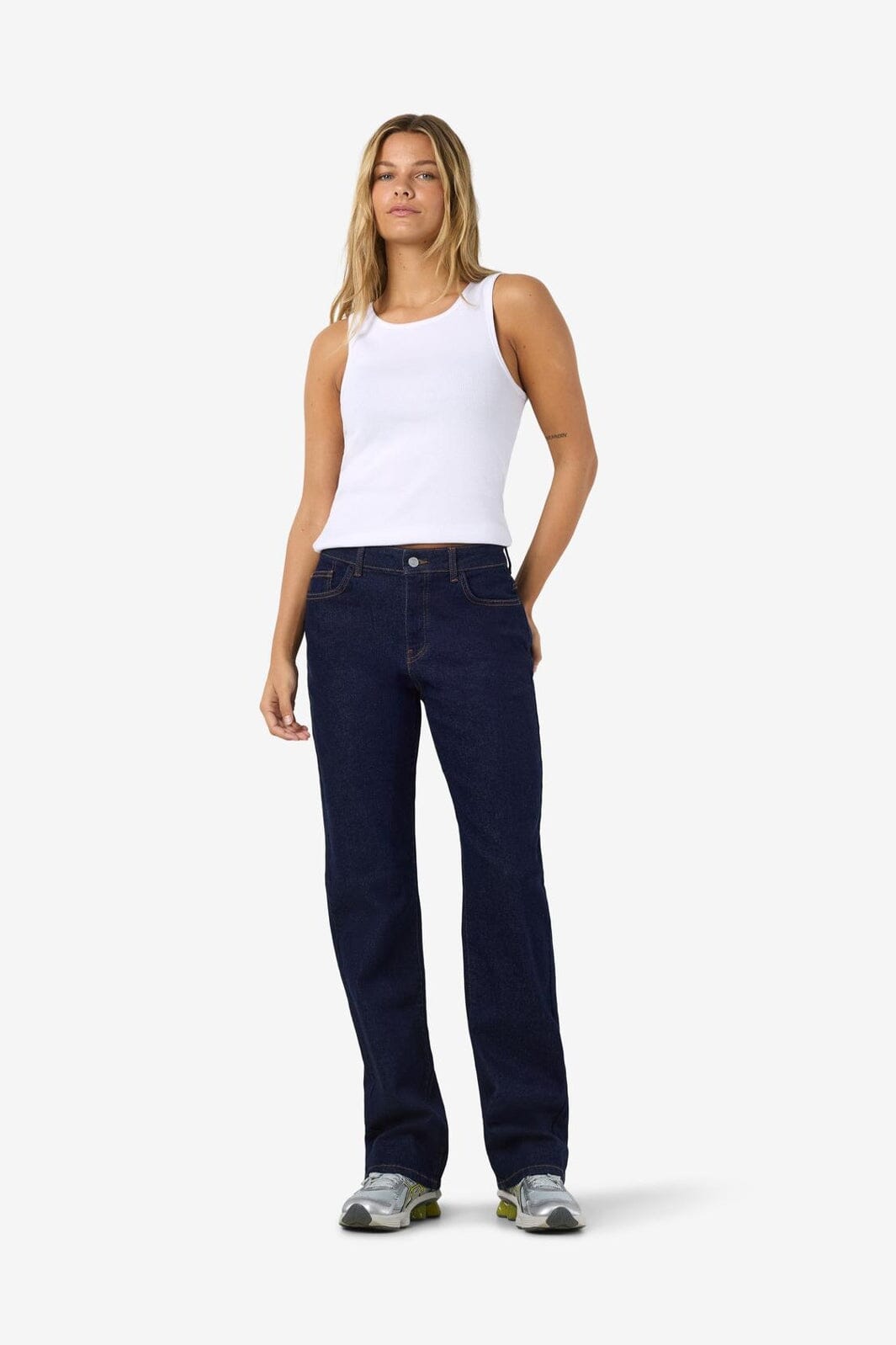 Noisy May - Nmyolanda Wide Str Az474Db Fwd - 5026589 Dark Blue Denim