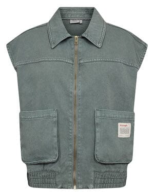 Nümph - Nuhamilton Vest 707072 - Washed Sea Green Denim