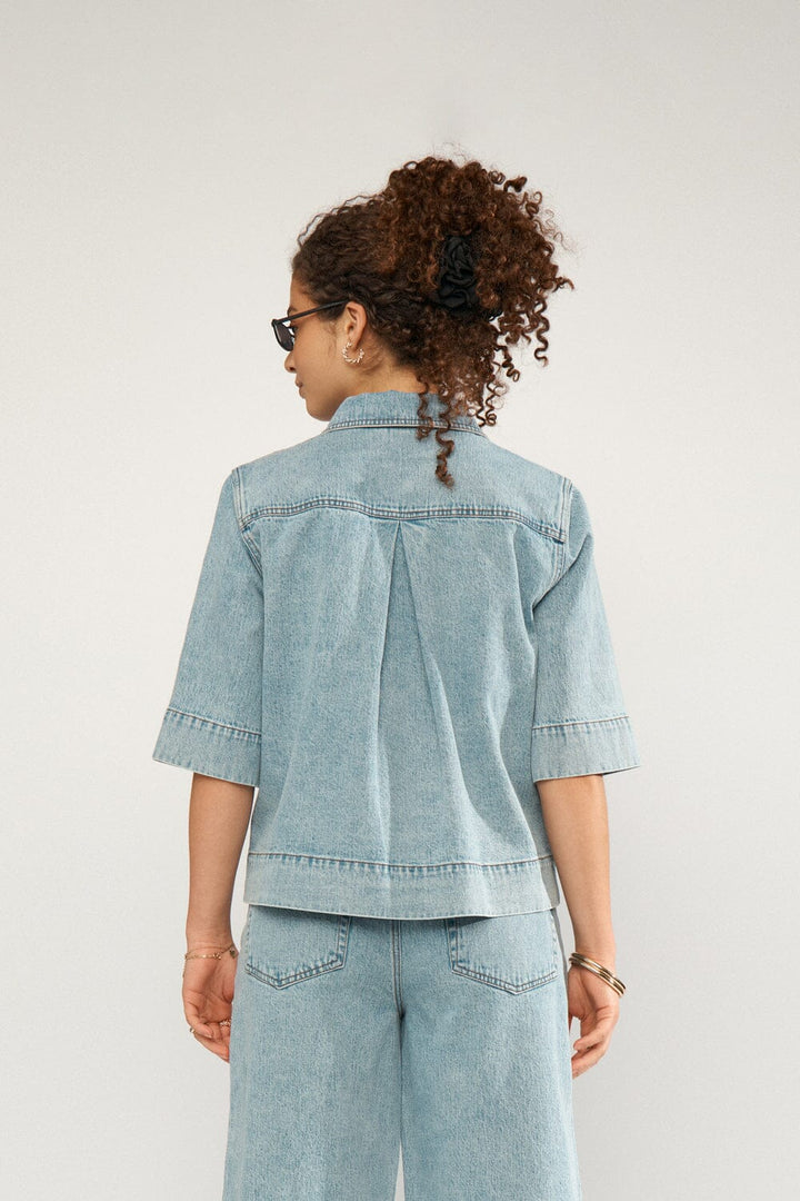 Nümph - Numalaga Shirt 706863 - Light Blue Denim Skjorter 