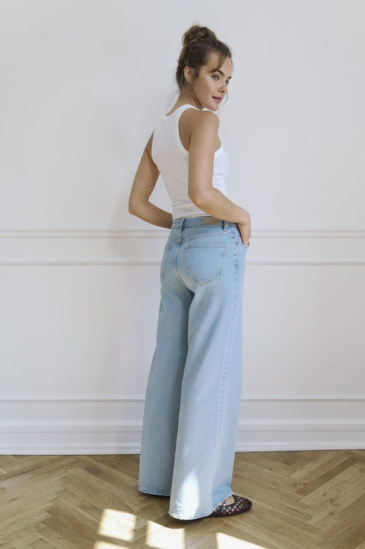 Nümph - Nupisa Hr Wide Jeans - S3010 706674 - Light Blue Denim Jeans 