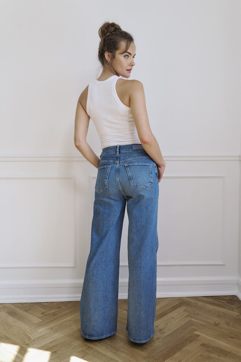 Nümph - Nupisa Hr Wide Jeans - S3013 706673 - Medium Blue Denim Jeans 