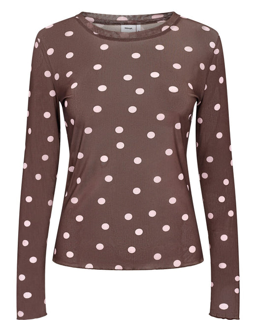NüMph - Nusine Mesh Blouse 707155 - Sahara Sun Bluser 