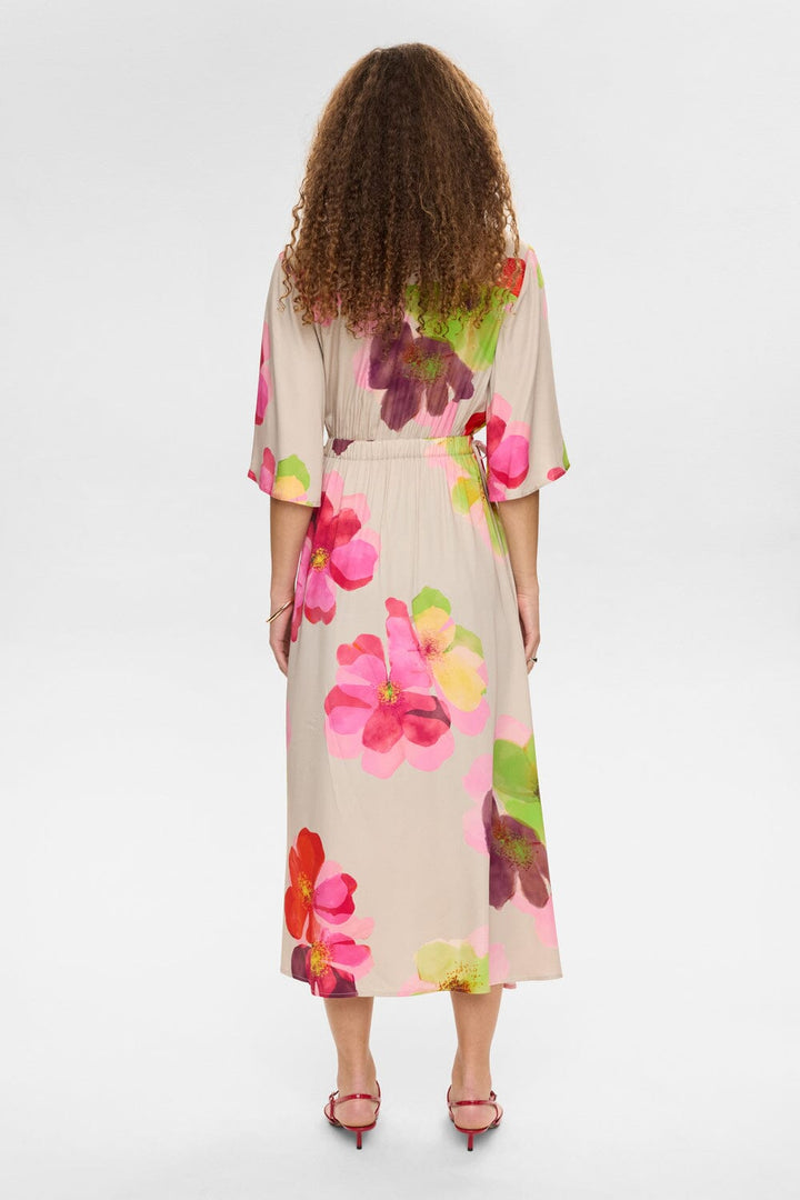 Nümph - Nutassy Long Dress 707193 - Gray Morn Kjoler 