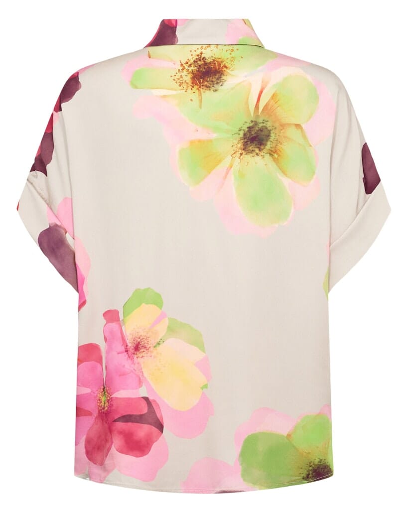 Nümph - Nutassy Ss Shirt 707189 - Gray Morn Skjorter 