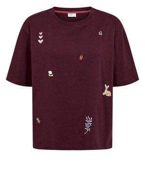 Nümph - Nutenia Boxy T-shirt- Gots 707093 - Fig
