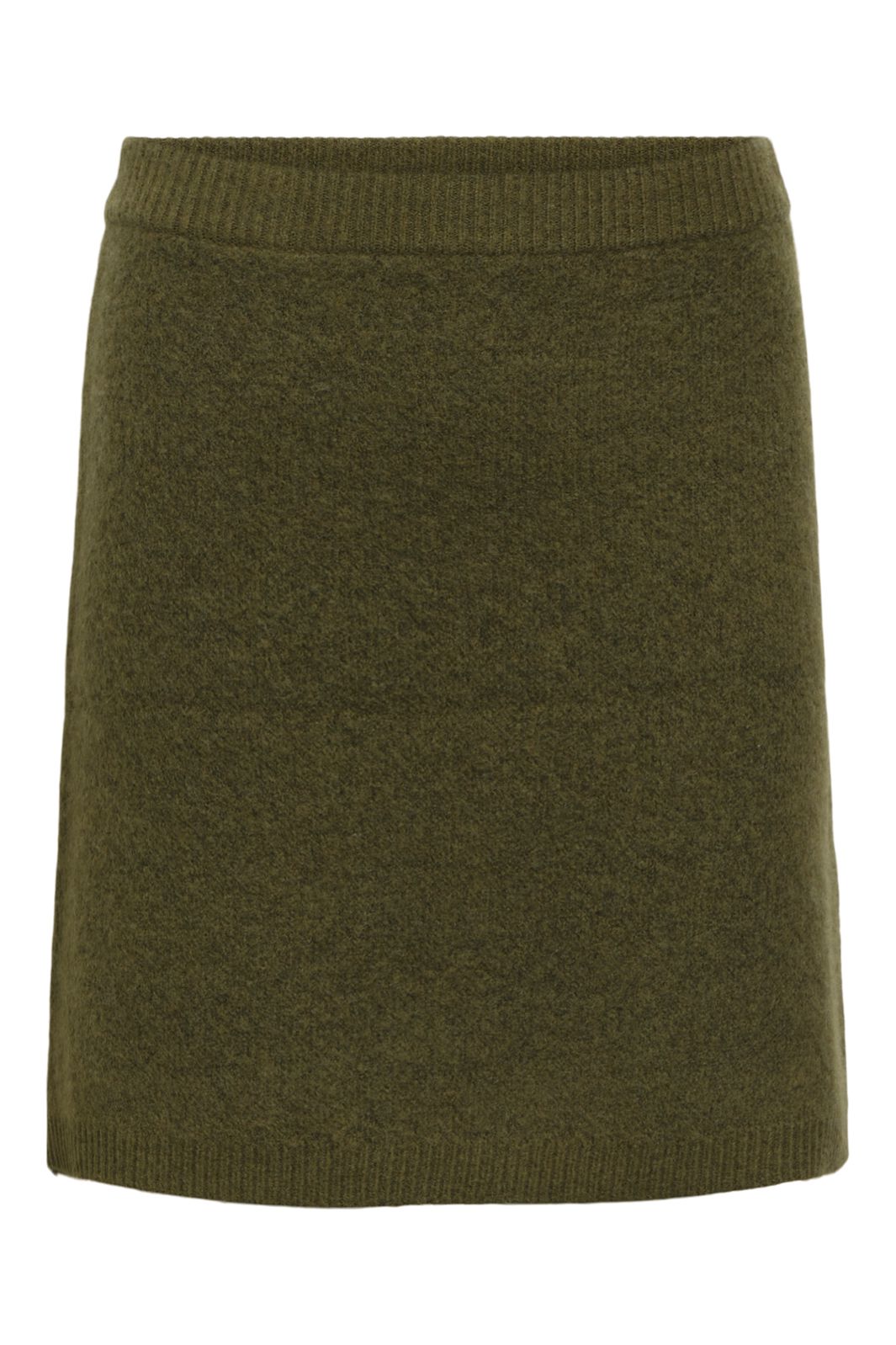 Object - Objcitha Re Short Knit Skirt 147 - 5113227 Martini Olive Melange
