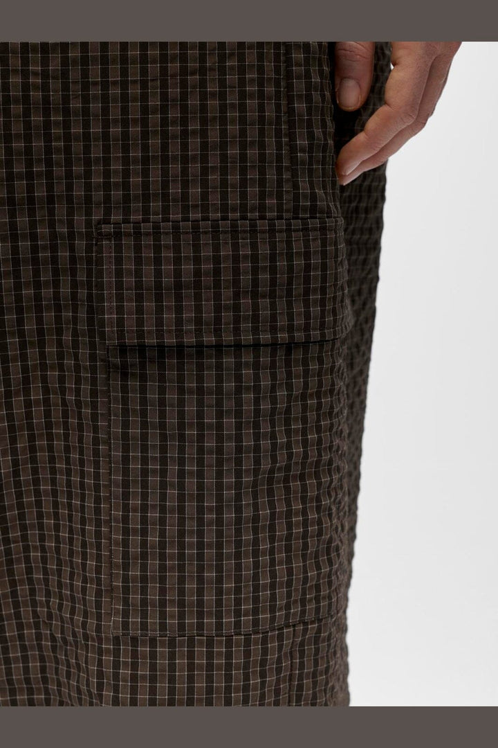 Object - Objlevi Track Pants - 5125457 Seal Brown Brown/White