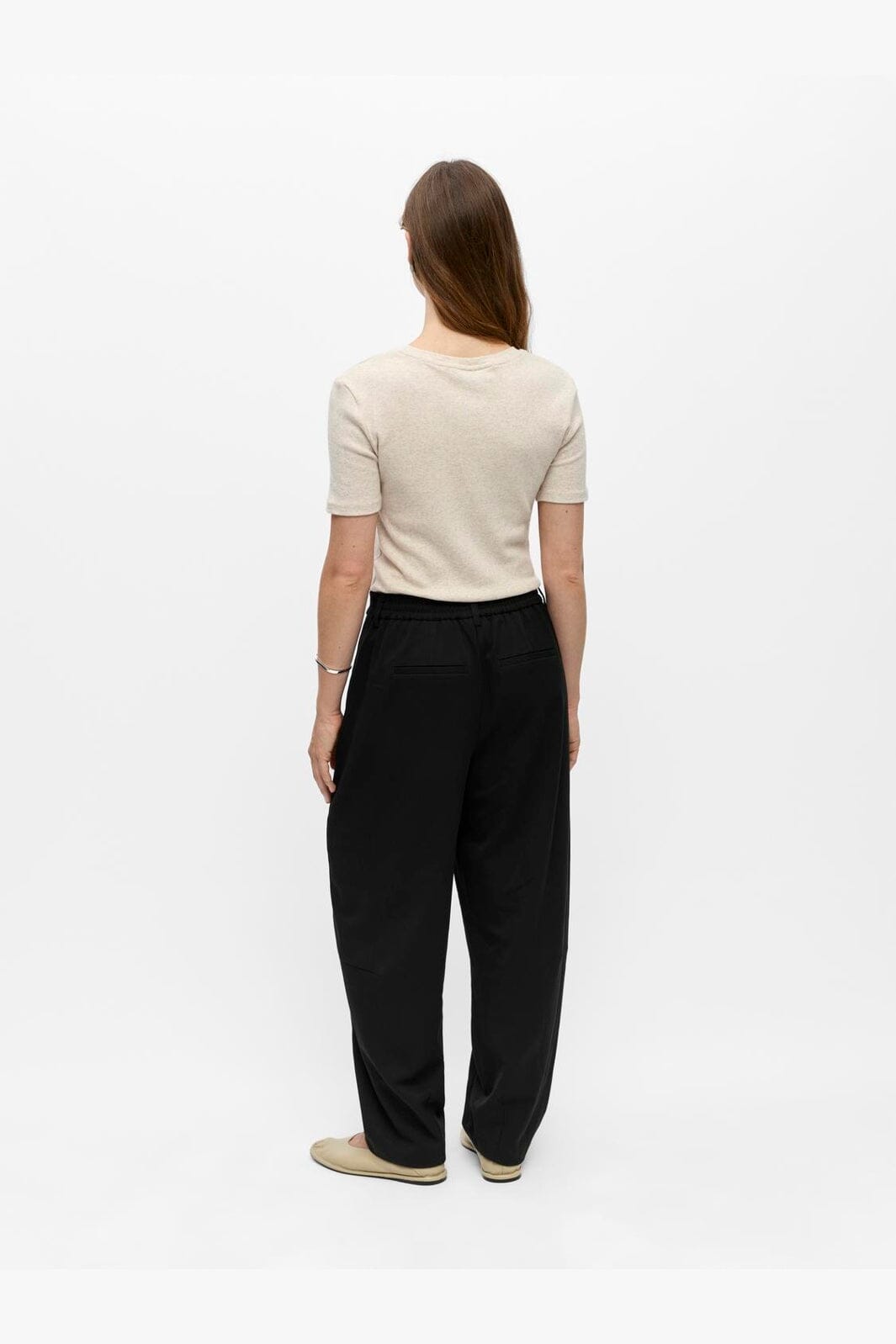 Object - Objlisa Ankle Barrel Pant - 5118380 Black