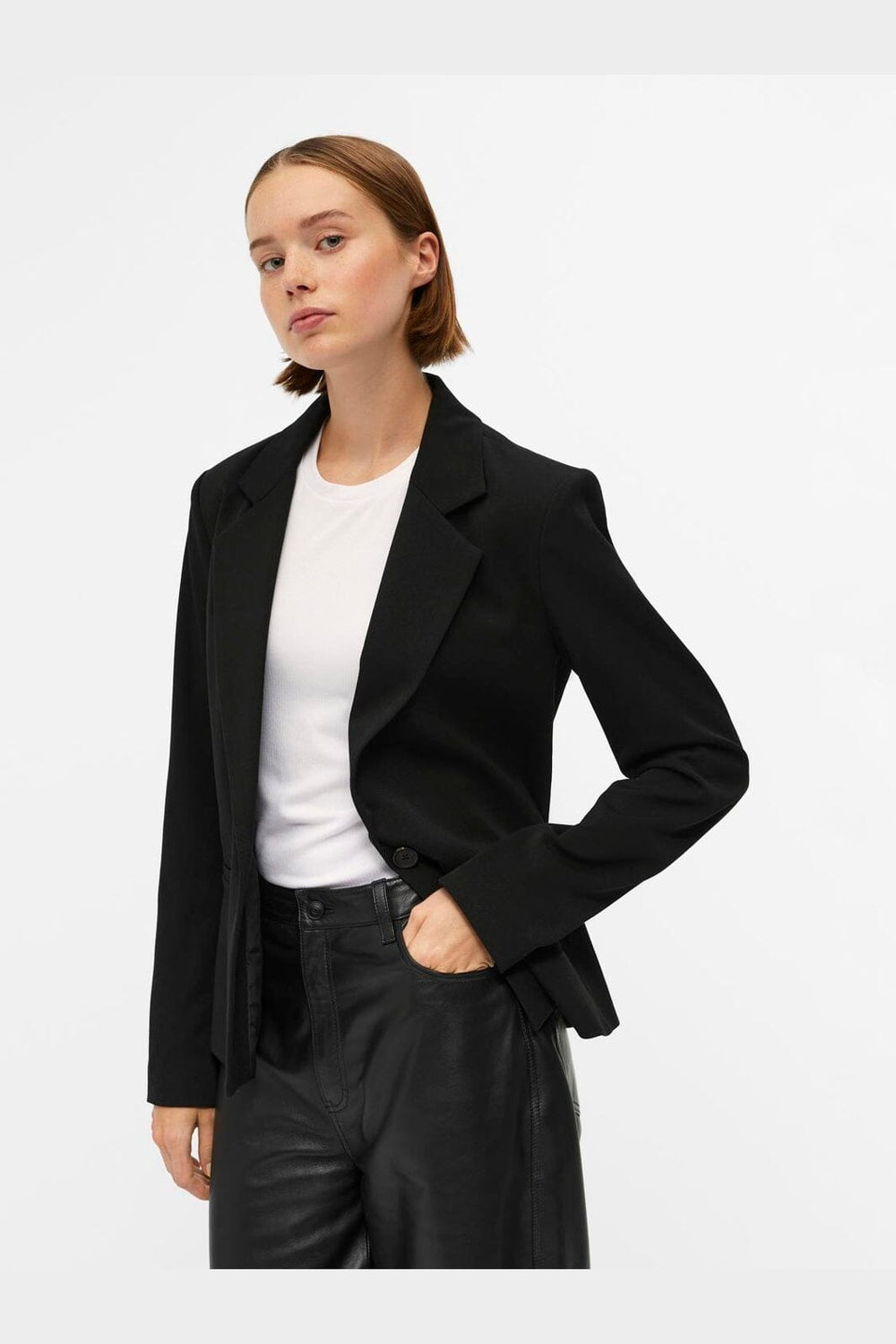 Object - Objlisa L/S Button Blazer - 4393296 Black