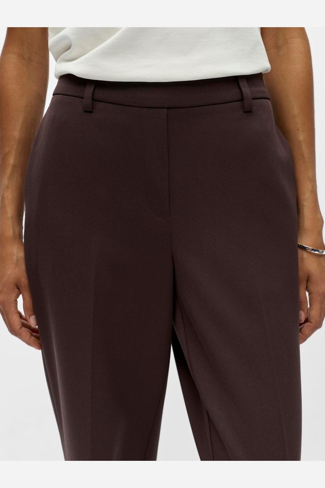 Object - Objlisa Straight Pant - 4955012 Seal Brown
