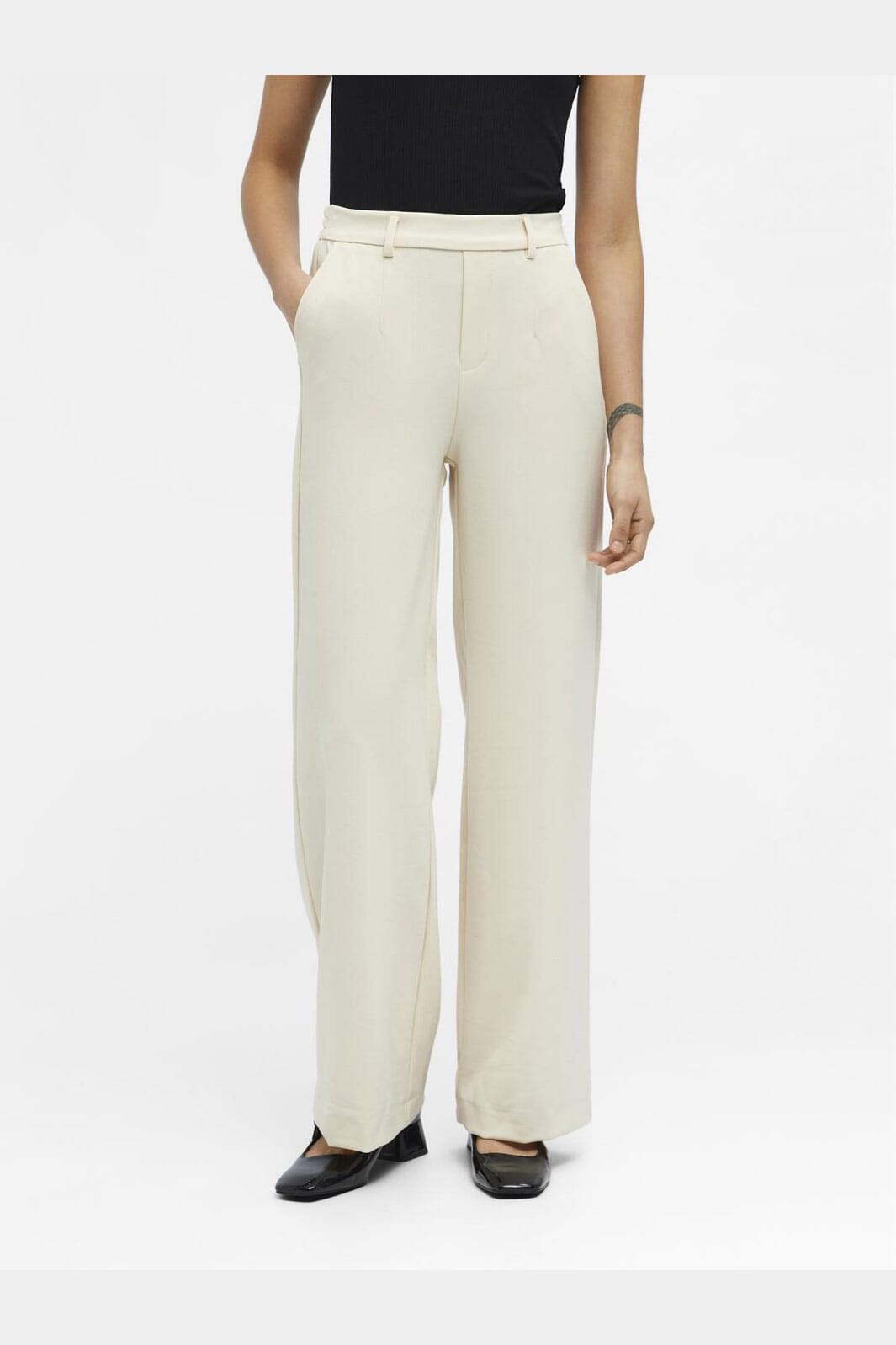Object - Objlisa Wide Pant - 3862276 Sandshell