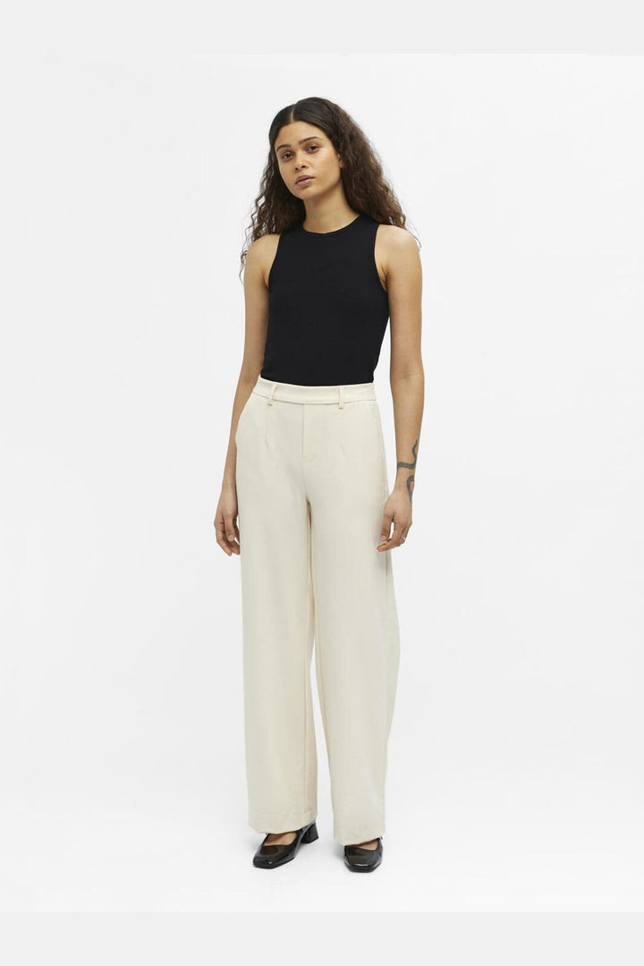 Object - Objlisa Wide Pant - 3862276 Sandshell