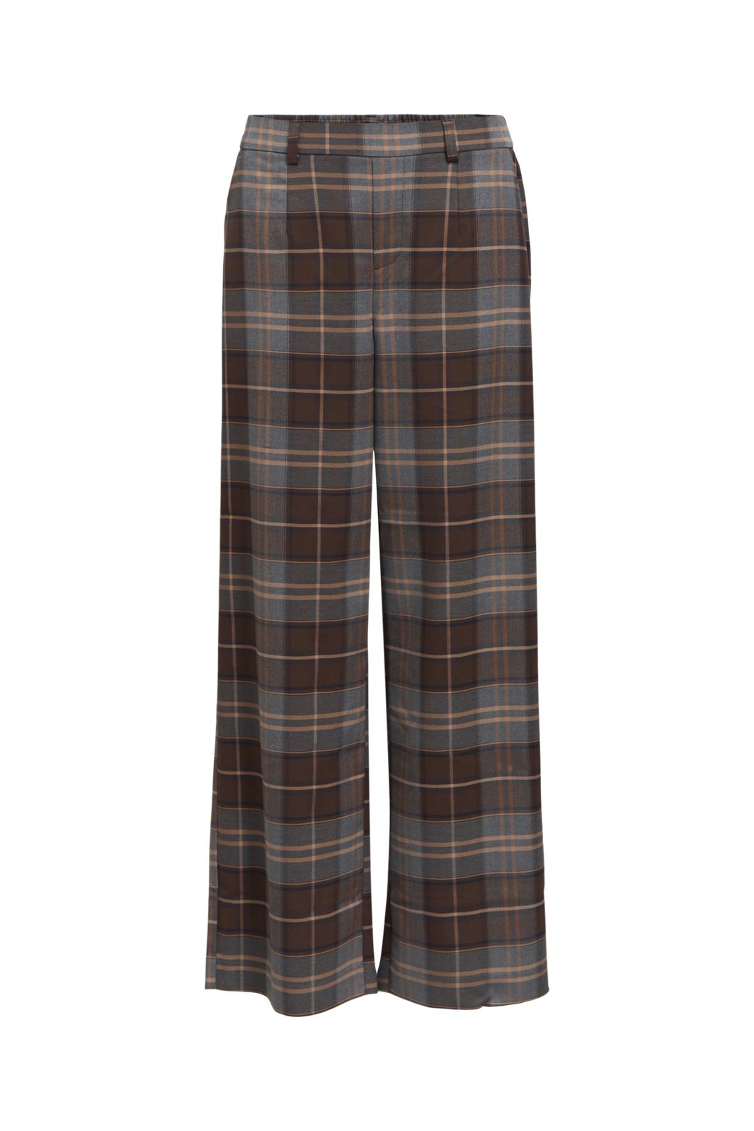 Object - Objlisa Wide Pant - 5126699 Seal Brown Grey/Carafe