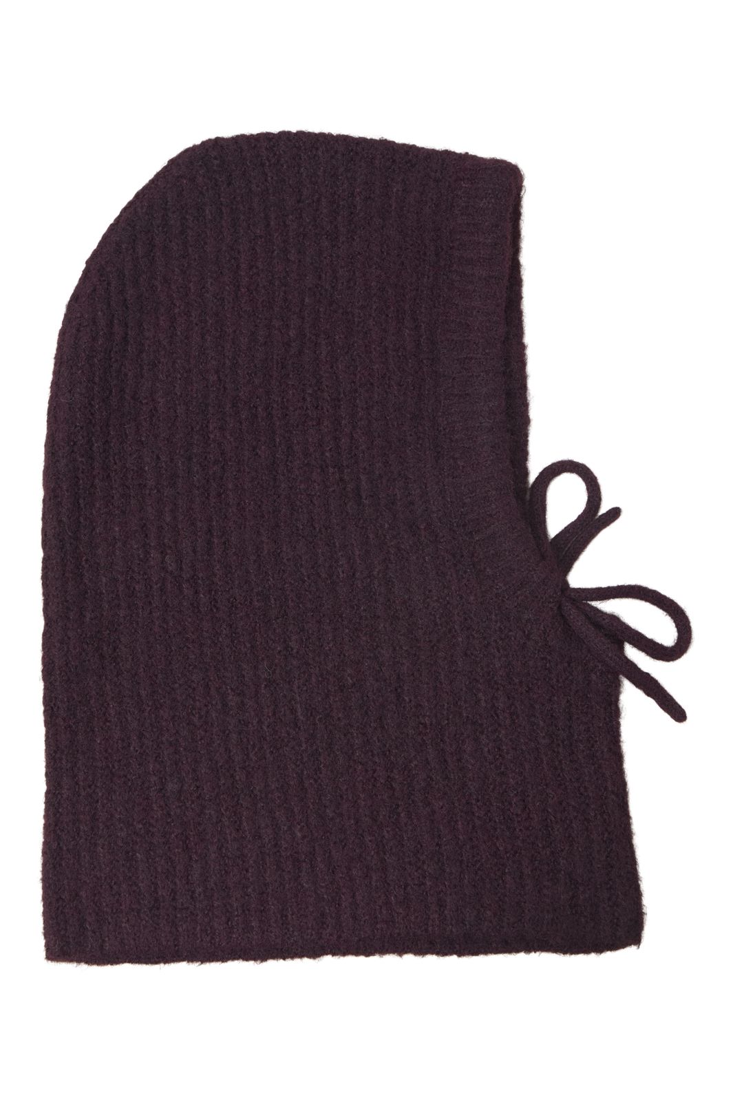 Object - Objmilu Knit Balaclava - 5112821 Mauve Wine Melange