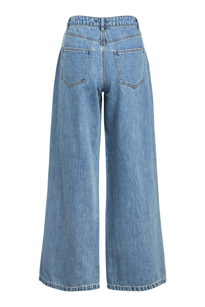 Object - Objmoji Divona Wide Jeans 140 - 4823949 Medium Blue Denim