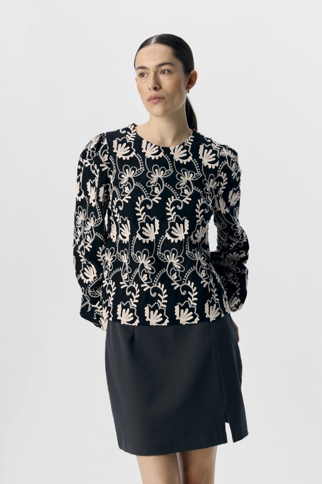 Object - Objmya Re L/S Top - 4815532 Black Sandshell