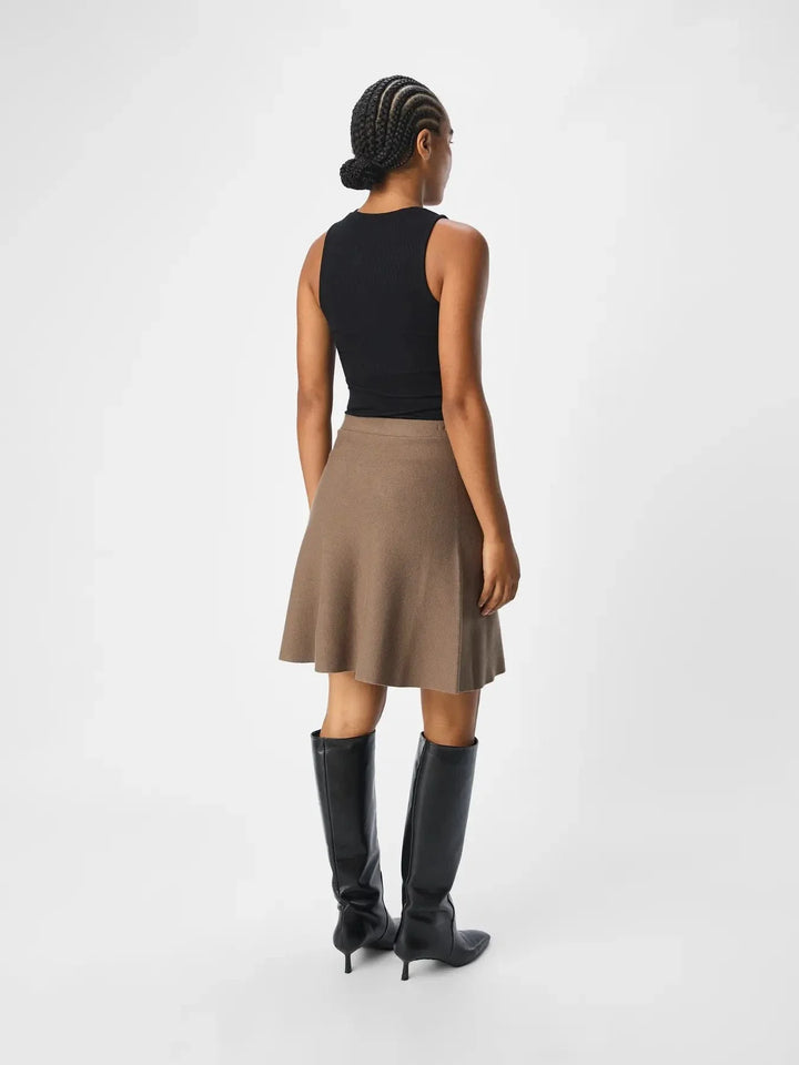 Object - Objreynard Short Knit Skirt - 4669341 Morel Nederdele 