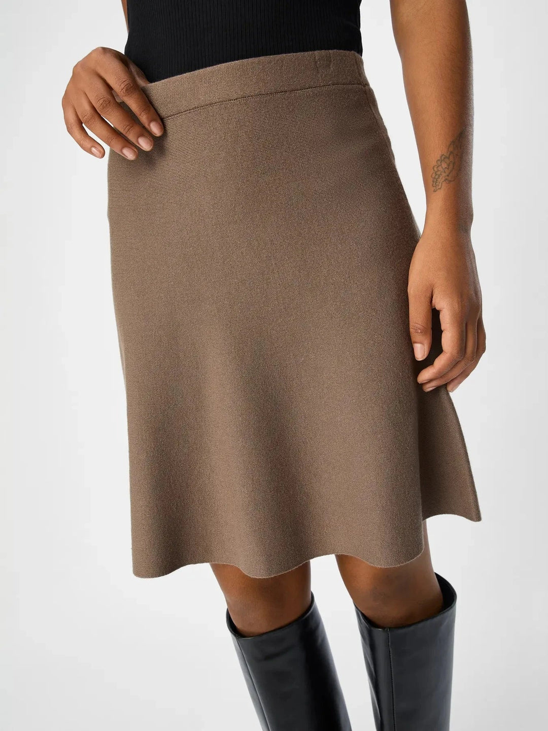 Object - Objreynard Short Knit Skirt - 4669341 Morel Nederdele 