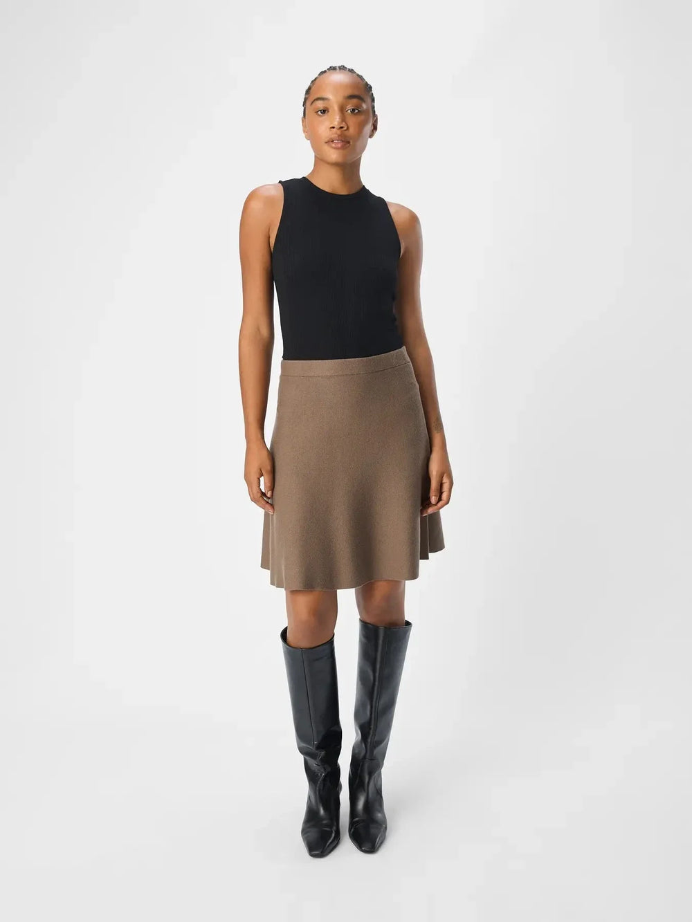 Object - Objreynard Short Knit Skirt - 4669341 Morel Nederdele 