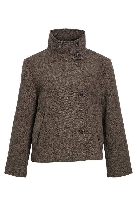 Object - Objriki Re Short Jacket - 4535518 Morel Melange Frakker 