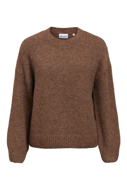 Object - Objsaggia Ls Lo Pullover - 5091392 Carafe Melange