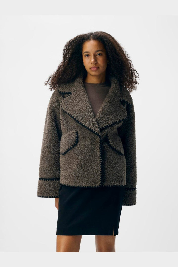 Object - Objshiren Jacket - 4619797 Morel Black