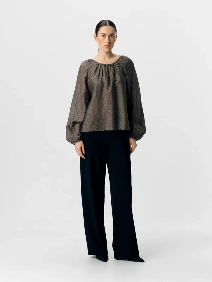Object - Objtrue L/S Lo Blouse - 4789493 Morel Bluser 