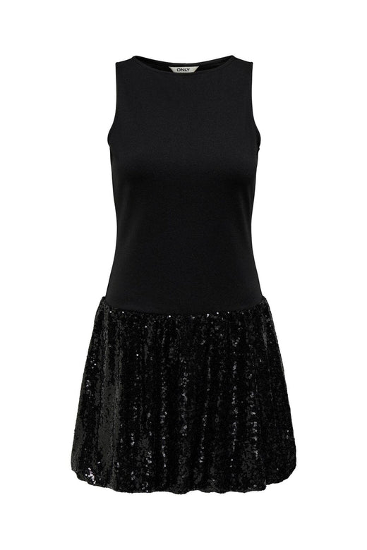 Only - Oha Sl Sequins Balloon Dress - 5046446 Black