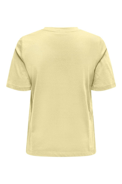 Only - Onl S/S Tee - 4963247 Pastel Yellow