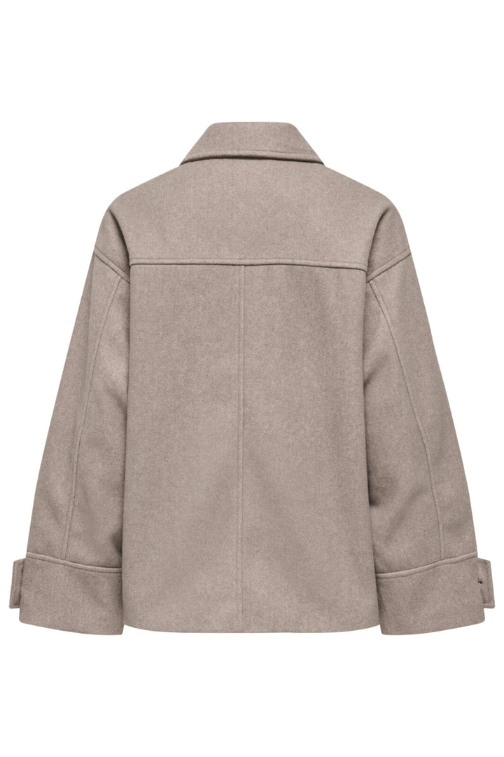 Only - Onladina Life Short Jacket Cc - 4852125 Walnut Melange