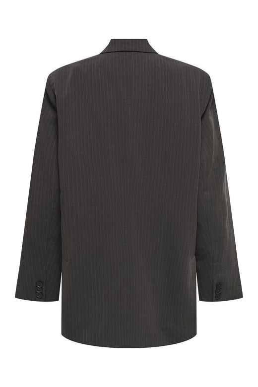 Only - Onlalden Life L/S Ovs Pinstri Blazer Tlr - 4841175 Mole W. Pinstripe