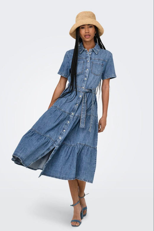 PCSALUME SL DENIM TOP | Pieces PCSALUME SL DENIM TOP | Pieces